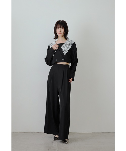 niana（ニアナ）の「ビッグカラーセットアップ 2点セット ジャケット