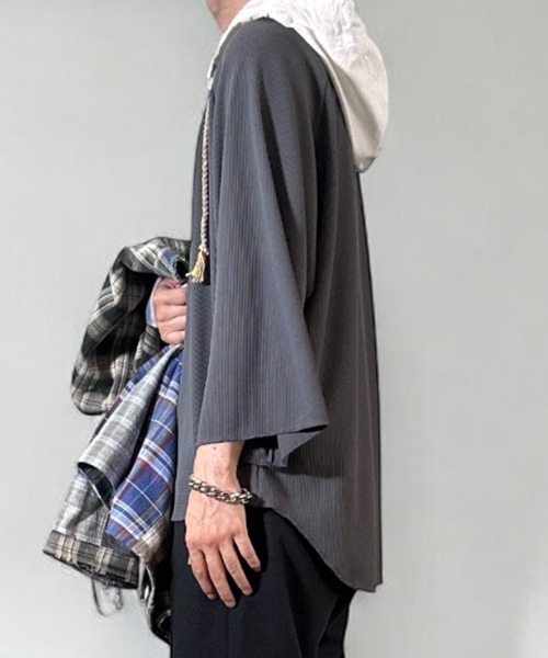 masterkey（マスターキー）の「mpa3997-MONSTER-HOODIE カットソー パーカー(MK26S-C-19)（パーカー・メンズ・グレー/ブラック/サンドグレー・2/1）」の5枚目の写真