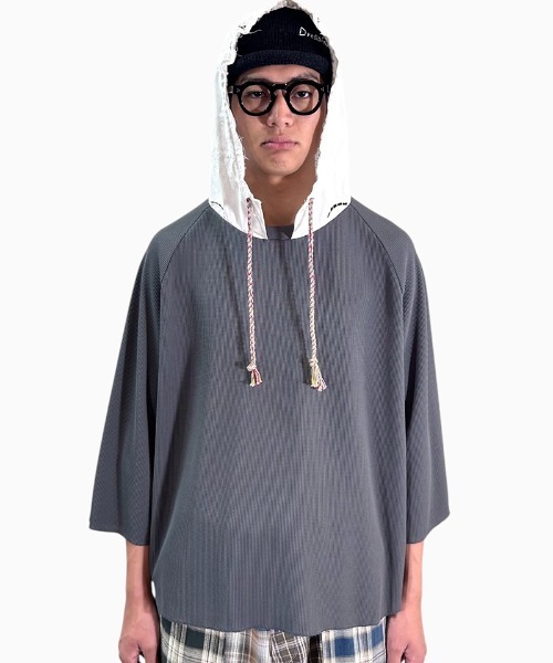 masterkey（マスターキー）の「mpa3997-MONSTER-HOODIE カットソー パーカー(MK26S-C-19)（パーカー・メンズ・グレー/ブラック/サンドグレー・2/1）」の8枚目の写真