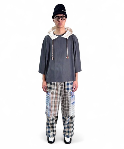 masterkey（マスターキー）の「mpa3997-MONSTER-HOODIE カットソー パーカー(MK26S-C-19)（パーカー・メンズ・グレー/ブラック/サンドグレー・2/1）」の11枚目の写真