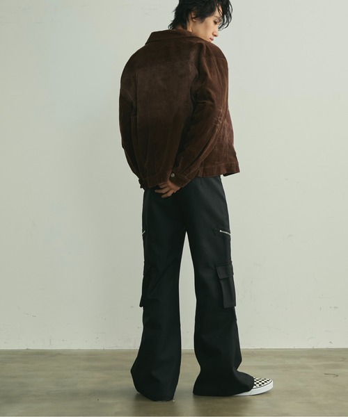 BLANK HOTEL（ブランクホテル）の「Side Zip Flare Cargo Pants / サイドジップフレアカーゴパンツ（カーゴパンツ・メンズ・ブラック・S/M/L）」の15枚目の写真