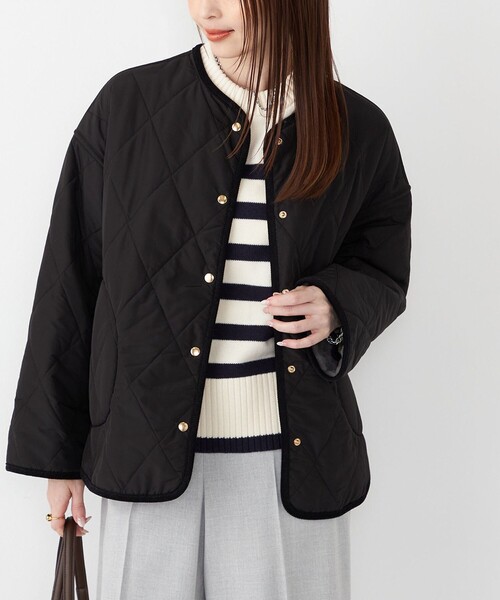 SHIPS Colors:リバーシブル キルティング コート（その他アウター