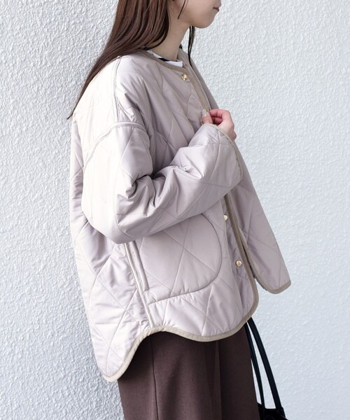 SHIPS Colors:リバーシブル キルティング コート◇（その他アウター