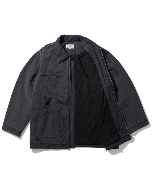 AECA(エイカ)の「AECA VINTAGE PIGMENT FIELD PARKA-CHARCOAL(デニムジャケット・レディース・その他・MEDIUM/LARGE/SMALL)」の8枚目の写真