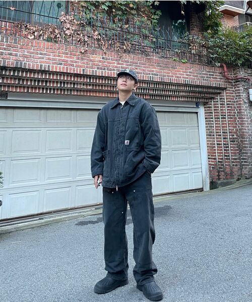 AECA(エイカ)の「AECA VINTAGE PIGMENT FIELD PARKA-CHARCOAL(デニムジャケット・レディース・その他・MEDIUM/LARGE/SMALL)」の2枚目の写真