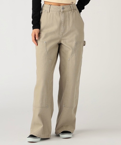 Dickies(ディッキーズ)の「キャンバスパンツ(その他パンツ・レディース・ブラック/ベージュ・26/27/28/29)」の1枚目の写真