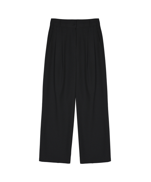 NICK&NICOLE(ニックアンドニコール)の「MINIMAL LONG PINTUCK SLACKS_BLACK(スラックス・レディース・その他・MEDIUM/LARGE/SMALL)」の6枚目の写真