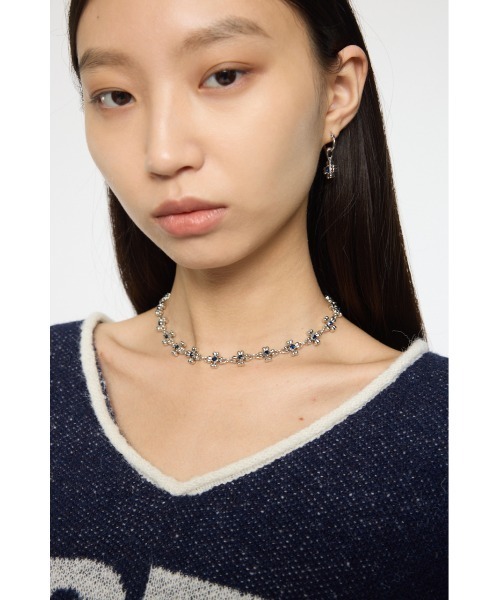 MOUSSY（マウジー）の「FLORAL BEADS ネックレス（ネックレス・レディース・シルバー/ゴールド・FREE）」の7枚目の写真