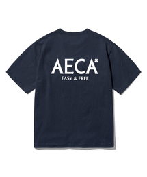 AECA（エイカ）の「AECA SIGNATURE TEE-NAVY（Tシャツ/カットソー）」