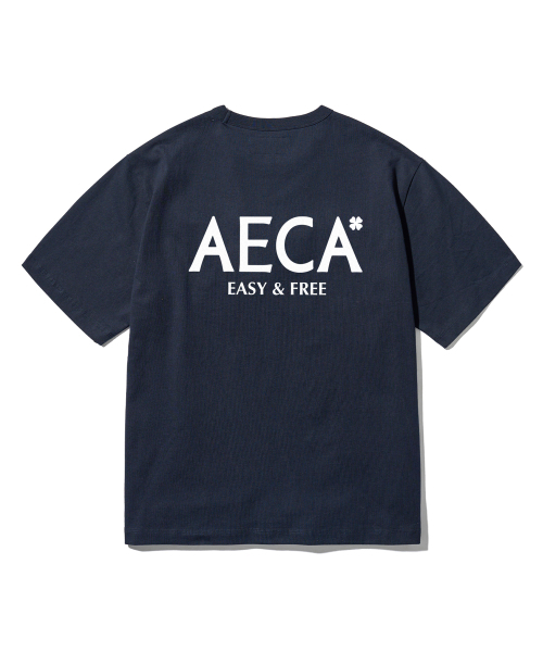 AECA(エイカ)の「AECA SIGNATURE TEE-NAVY(Tシャツ/カットソー・レディース・その他・MEDIUM/LARGE/X-LARGE/W)」の1枚目の写真