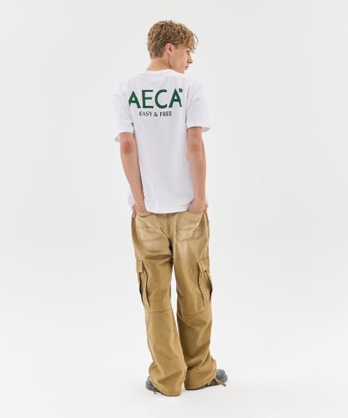 AECA(エイカ)の「AECA SIGNATURE TEE-NAVY(Tシャツ/カットソー・レディース・その他・MEDIUM/LARGE/X-LARGE/W)」の13枚目の写真