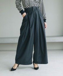 &. NOSTALGIA | フラップ付きタックワイドパンツ(その他パンツ)