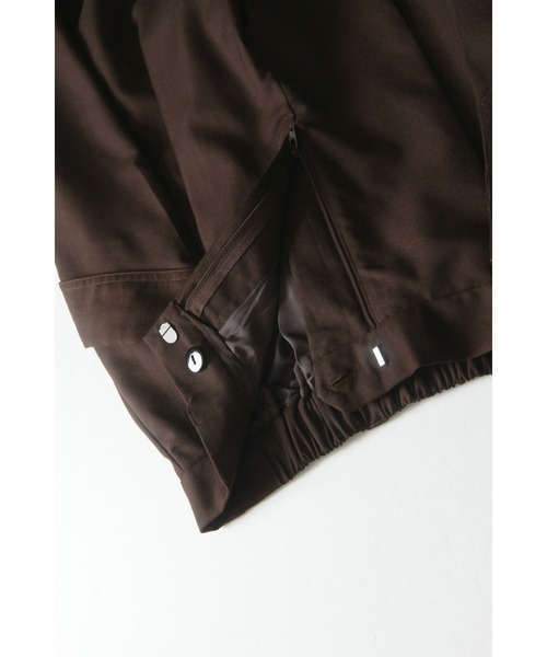 &. NOSTALGIA（アンドドットノスタルジア）の「フラップ付きタックワイドパンツ（その他パンツ・レディース・ブラック/ブラウン・M）」の22枚目の写真