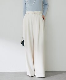 La boutique BonBon | ベルト付きワイドパンツ(スラックス)