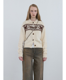 Nordic Knit Cardigan Ivory