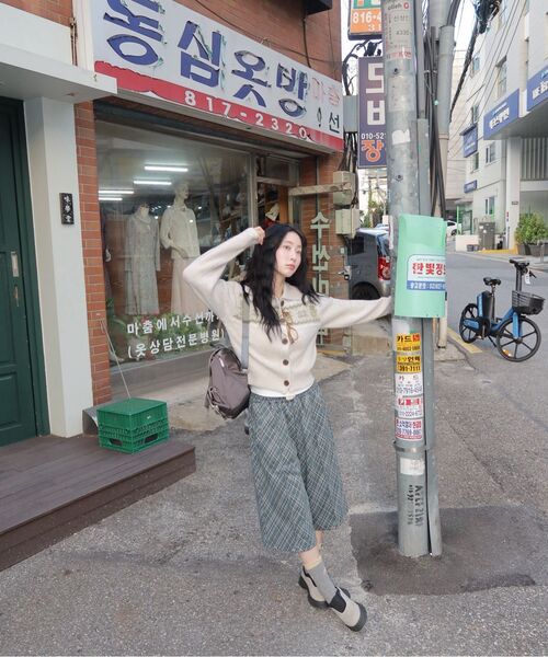 Kijun(キジュン)の「Nordic Knit Cardigan Ivory(カーディガン/ボレロ・レディース・その他・MEDIUM/SMALL)」の6枚目の写真