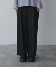 SALT AND CHOCOLATE（ソルトアンドチョコレート）の「Wide banding slacks black 4W241V002（スラックス）」
