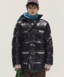 NOHANT（ノアン）の「GLOSSY GOOSE DOWN DOUBLE-BREASTED COAT NAVY（ダウンジャケット/コート）」