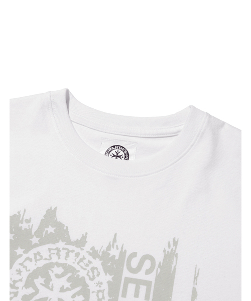 PUNCH DRUNK PARTIES(パンチドランクパーティーズ)の「Parties Flag Tee (WHITE)(Tシャツ/カットソー・レディース・その他・2/3/1)」の3枚目の写真