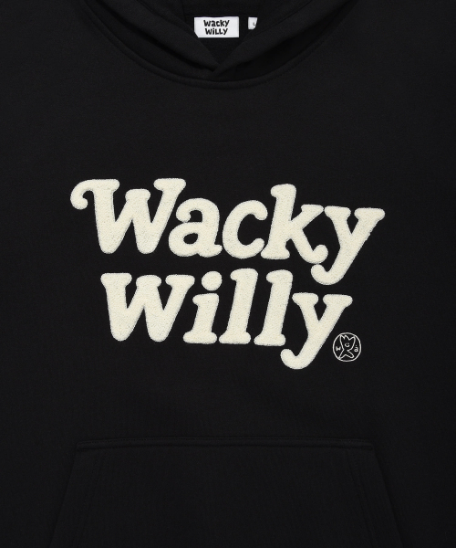 Wacky WiLLy(ワッキーウィリー)の「タイポブークル起毛フードブラック(パーカー・レディース・その他・SMALL/MEDIUM/LARGE/X-LARGE)」の5枚目の写真