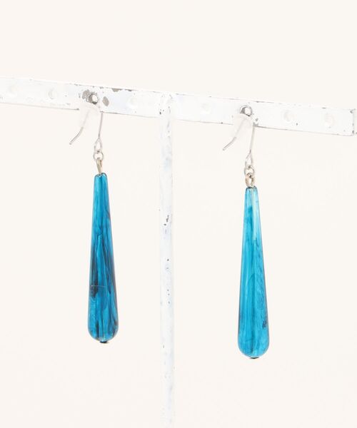 tone(トーン)の「【TOMEI LAB】ドロップ シンプル ピアス(MA)(ピアス(両耳用)・レディース・ブルー系その他/ライトオリーブ/その他・FREE)」の16枚目の写真