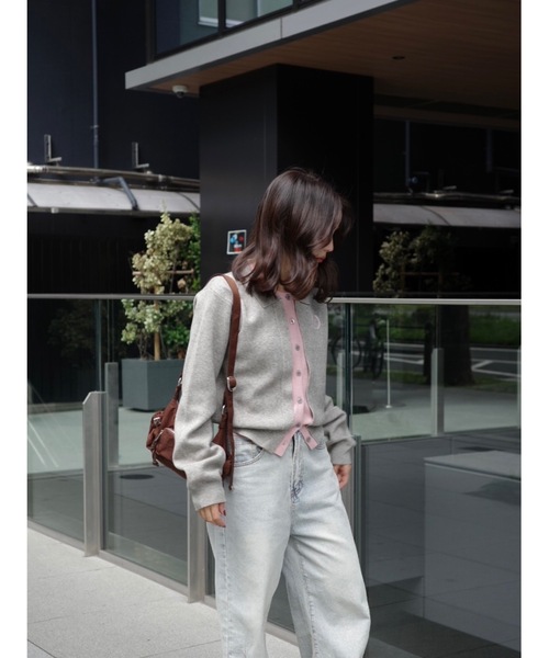 レイヤードニットカーディガン（カーディガン/ボレロ）｜jumelle