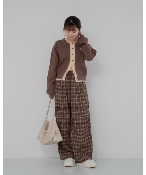 レイヤードニットカーディガン（カーディガン/ボレロ）｜jumelle