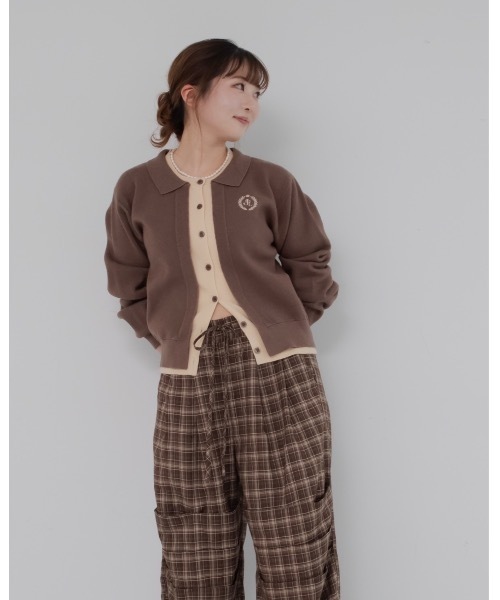 レイヤードニットカーディガン（カーディガン/ボレロ）｜jumelle