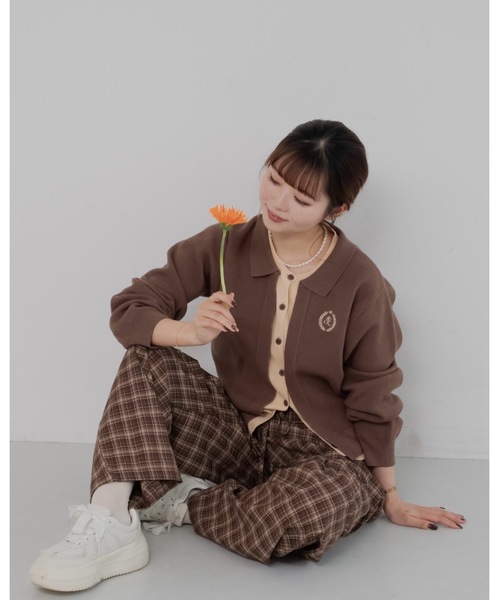 レイヤードニットカーディガン（カーディガン/ボレロ）｜jumelle