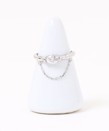 ear PAPILLONNER | 《金属アレルギー対応/ステンレス》フロントチェーンリング(リング)