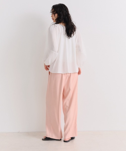 Shelly island（シェリーアイランド）の「【SETUP対応】定番タックパンツ（その他パンツ・レディース・ピンク/ネイビー/ベージュ・FREE）」の22枚目の写真