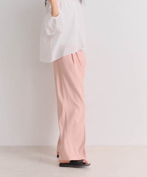 Shelly island（シェリーアイランド）の「【SETUP対応】定番タックパンツ（その他パンツ・レディース・ピンク/ネイビー/ベージュ・FREE）」の20枚目の写真