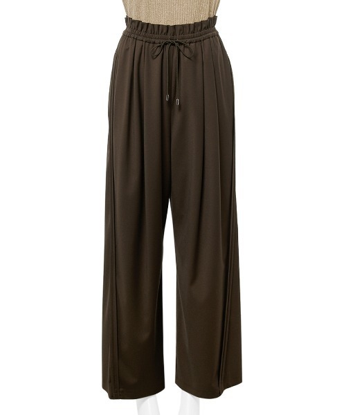 MIESROHE（ミースロエ）の「イージーケアタックギャザーパンツ（その他パンツ・レディース・チャコールグレー/ライトベージュ/ブラウン・0/1）」の6枚目の写真