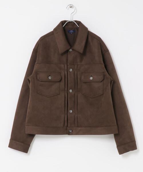 ITEMS URBANRESEARCH（アイテムズ アーバンリサーチ）の「F.S. プリーテッドジャケット（カバーオール・メンズ・ブラック/ベージュ/ダークブラウン・MEDIUM/LARGE）」の17枚目の写真