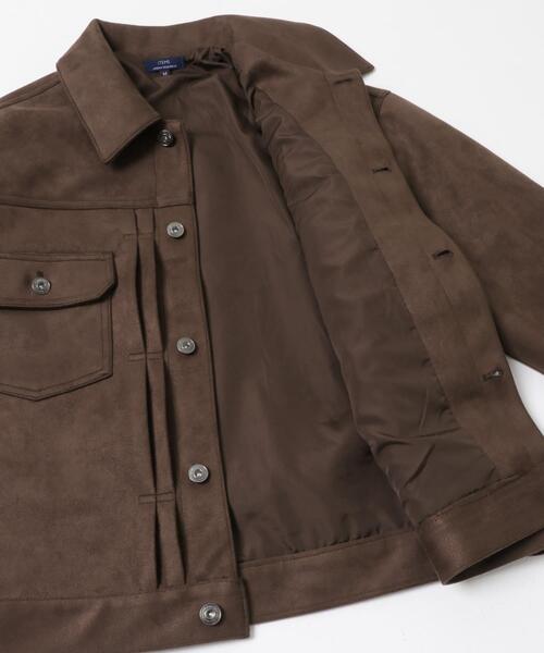 ITEMS URBANRESEARCH（アイテムズ アーバンリサーチ）の「F.S. プリーテッドジャケット（カバーオール・メンズ・ブラック/ベージュ/ダークブラウン・MEDIUM/LARGE）」の19枚目の写真