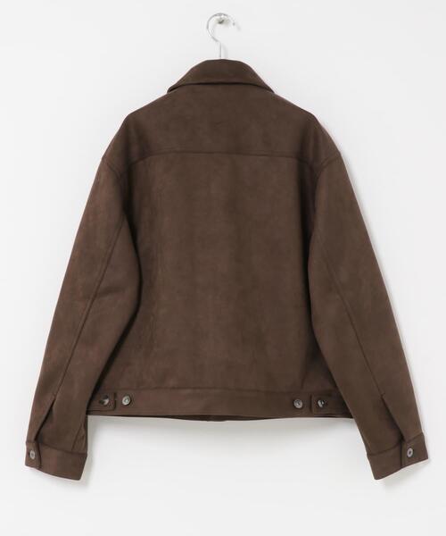 ITEMS URBANRESEARCH（アイテムズ アーバンリサーチ）の「F.S. プリーテッドジャケット（カバーオール・メンズ・ブラック/ベージュ/ダークブラウン・MEDIUM/LARGE）」の20枚目の写真