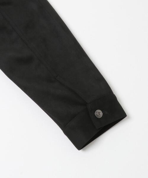 ITEMS URBANRESEARCH（アイテムズ アーバンリサーチ）の「F.S. プリーテッドジャケット（カバーオール・メンズ・ブラック/ベージュ/ダークブラウン・MEDIUM/LARGE）」の4枚目の写真