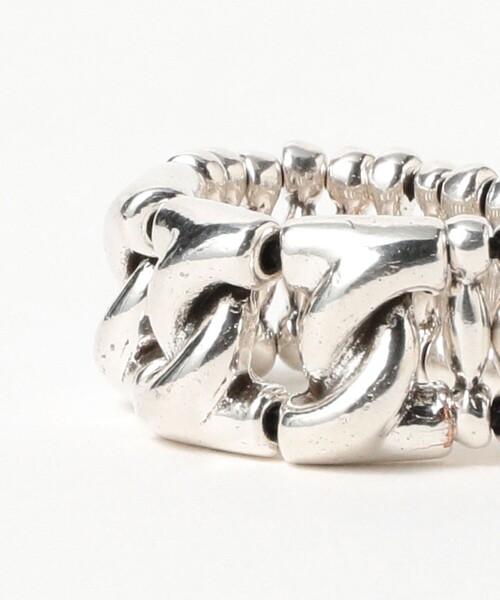 フィリップオーディベール PHILIPPE AUDIBERT 指輪 リング ボールチェーンモチーフ アクセサリー 15号 銀色 シルバー色  BG1800 /TM レディース 201-401909130278 | ベクトルパーク PHILIPPE AUDIBERT＊パールチェーンリング