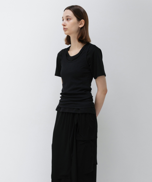 INSILENCE WOMEN(インサイレンスウーマン)の「WスピマコットンUネックスリーブレス BLACK(Tシャツ/カットソー・レディース・その他・SMALL/MEDIUM)」の12枚目の写真