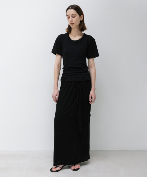 INSILENCE WOMEN(インサイレンスウーマン)の「WスピマコットンUネックスリーブレス BLACK(Tシャツ/カットソー・レディース・その他・SMALL/MEDIUM)」の13枚目の写真