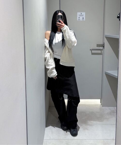INSILENCE WOMEN(インサイレンスウーマン)の「WスピマコットンUネックスリーブレス BLACK(Tシャツ/カットソー・レディース・その他・SMALL/MEDIUM)」の5枚目の写真