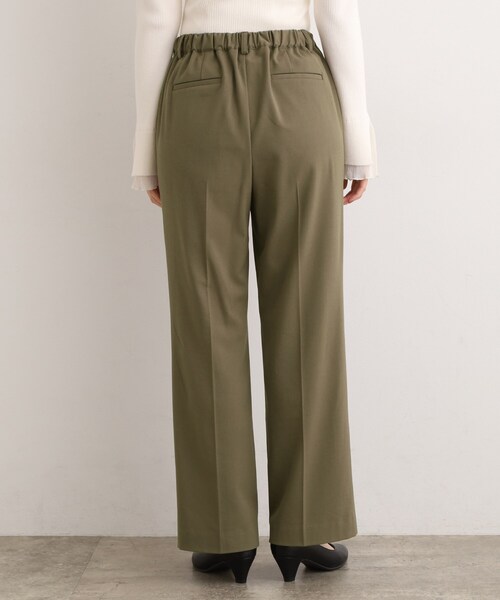 grove(グローブ)の「【あったか裏起毛】きれいも楽ちんも叶える、ストレッチストレートパンツ(その他パンツ・レディース・ブラック/ネイビー系2/カーキ・02/03/01/04/05)」の18枚目の写真