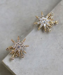 Zoule ゾーラ：Luminous　ルミナスシリーズ　petit spark　星　ピアス