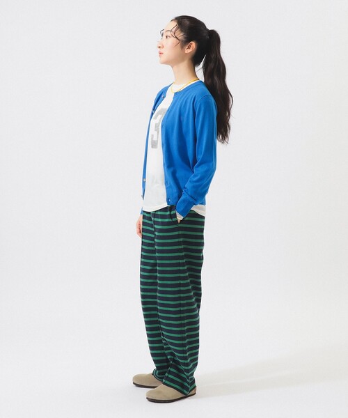BEAMS BOY(ビームスボーイ)の「14ゲージ クルーネック カーディガン(カーディガン/ボレロ・レディース・ブルー/ブラック/ピンク/イエロー・0/1)」の21枚目の写真