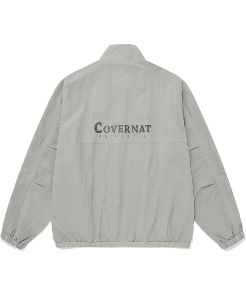 COVERNAT(カバーナット)の「ビッグロゴトラックジャケットライトグレー(ナイロンジャケット・レディース・その他・XX-LARGE/LARGE/MEDIUM/SMALL/X-LARGE/X-SMALL)」の2枚目の写真