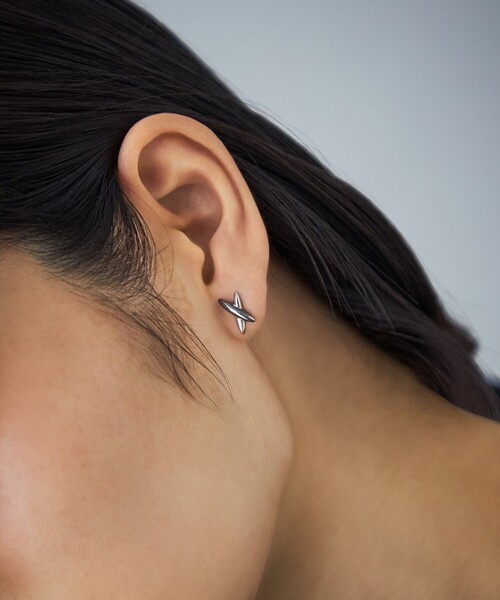 ピアス クロス コンビカラー（ピアス（両耳用））｜Jouete（ジュエッテ