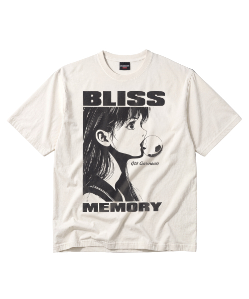 QT8 GARMENTS(キューティーエイトガーメント)の「LB Bliss Pigment Washed Tee (Ecru)(Tシャツ/カットソー・レディース・その他・LARGE/X-LARGE/SMALL/MEDIUM)」の2枚目の写真