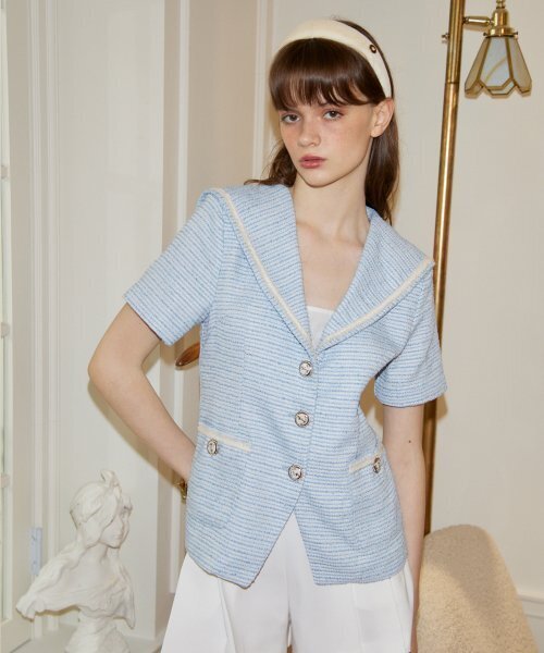 SALON DE YOHN(サロンドヨーン)の「Classic Sailor Jacket_ Blue(その他アウター・レディース・その他・SMALL/MEDIUM)」の2枚目の写真