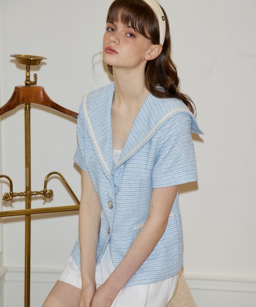 SALON DE YOHN(サロンドヨーン)の「Classic Sailor Jacket_ Blue(その他アウター・レディース・その他・SMALL/MEDIUM)」の3枚目の写真