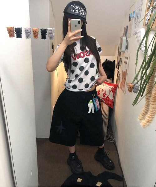 ITZAVIBE（イッザバイブ）の「DOODLE BERMUDA PANTS（その他パンツ・レディース・その他・MEDIUM/LARGE）」の6枚目の写真